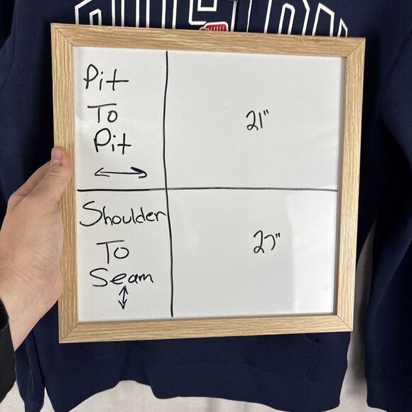 Majestic Boston Red Sox Pullover Hoodie Navy Blue MLB Size Medium NWT - Picture 5 of 5